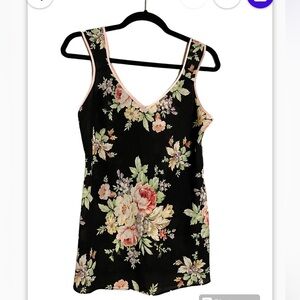 Vtg Oscar del la renta floral sizes S